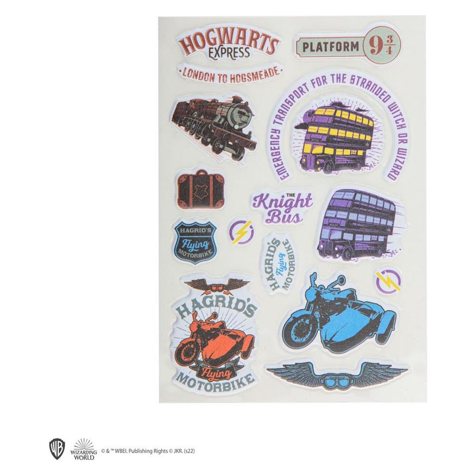 Cinereplicas Harry Potter Puffy autocollants Magical Motors (1 Sticker) (151278)