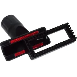 Sprintus 106028 Polsterdüse mit ansteckbarer Bürste Arbeitsbreite 9 cm, Anschlußdurchmesser 32 mm