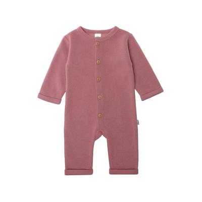 Overall LILIPUT, Mädchen, Gr. 62, EURO-Größen, rosa, 80% Baumwolle, 20% Polyester, lang, Overalls Overall, aus weichem, geripptem Material