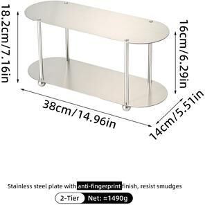 Shop Station Perfume Organizer And Makeup Organizer For Vanity & Countertop 2 Tier