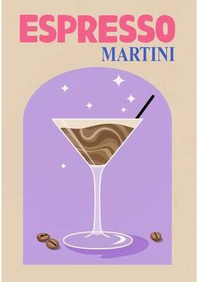 Uplift Essentials Colorful Simplicity Cocktail Posters Trendy Drink Prints & Whiskey Bar Cart Canvas Art For Modern Home Bar Decor style 9 7.9 X 11.8 In (20x30cm)