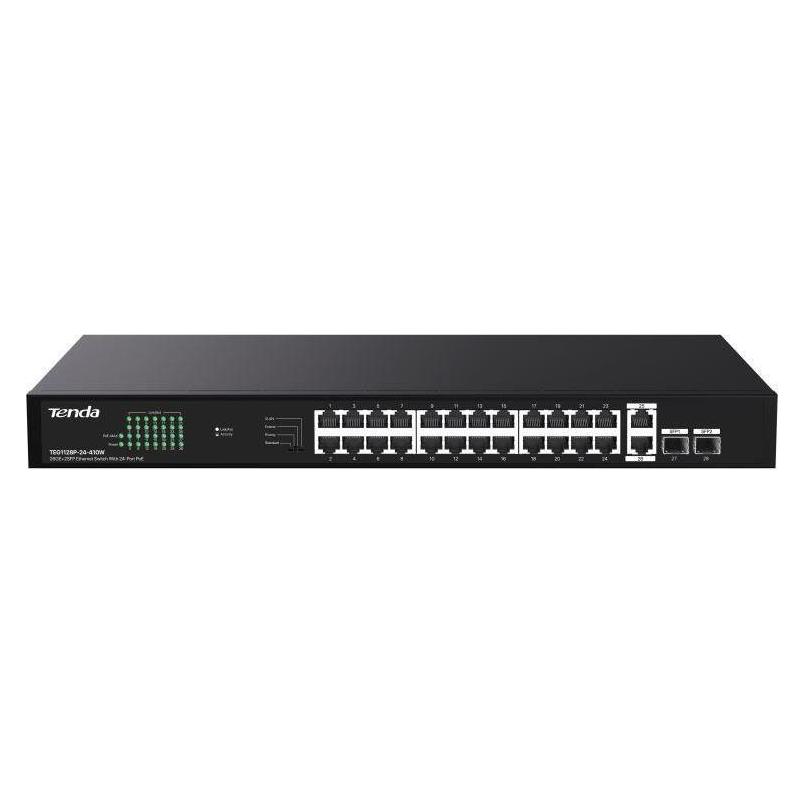 Tenda Switch TEG1128P-24-410W (26 Ports) (TEG1128P-24-410W)