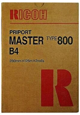Ricoh type 800 (B4) master 2u.