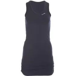 WINSHAPE Damen Longtop mit seitlicher Raffung WTR15, Größe XS in Blau Blau