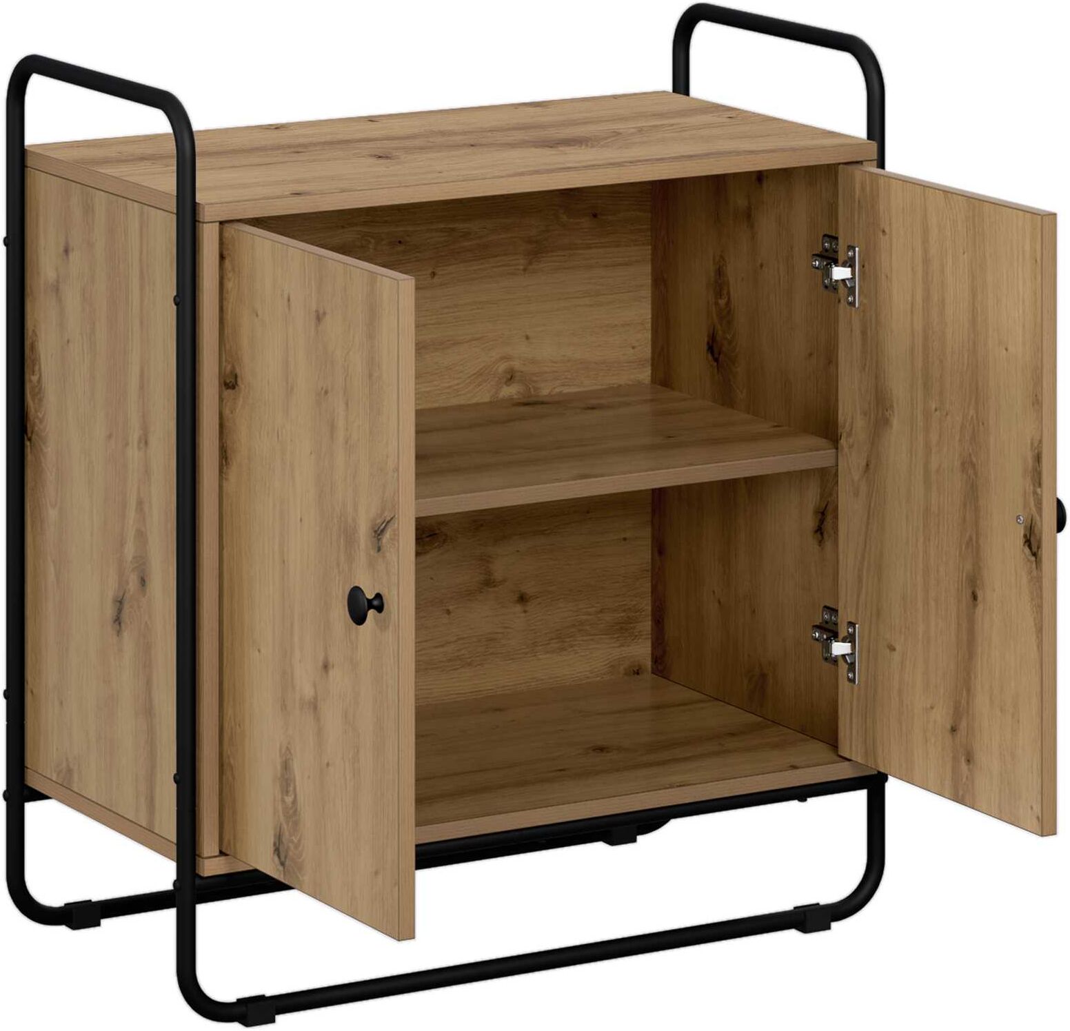 vidaXL Buffet Chêne artisanal 68 x 35 x 75 cm Bois d'ingénierie