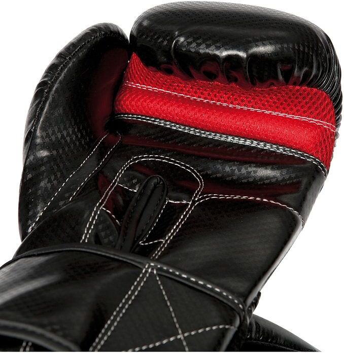 Boxhandschuhe HAMMER "X-Shock" Gr. 2, schwarz (schwarz, rot), Boxhandschuhe, 2 10, Obermaterial: 100% Polyurethan, Boxhandschuhe