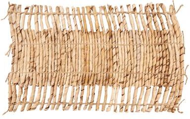 Saro Lifestyle "Woven Placemats (Set of 4) - Handwoven Natural Fiber Design for Dining, Entertaining & Everyday Table, 12""x18"""