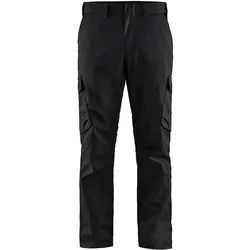 Blakläder, Arbeitshose, Bundhose Industrie Stretch, schwarz / dunkelgrau, Konfektionsgrösse DE: 52 (52)