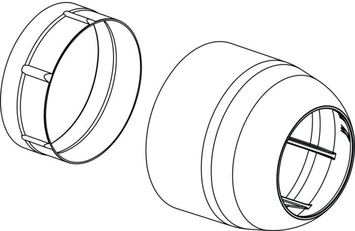 Ideal Standard Abdeckkappe A961760AA chrom