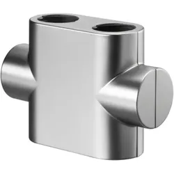 Oventrop Design Abdeckung 1184088 Durchgang, anthrazit, für Multiblock T/TU/TQ