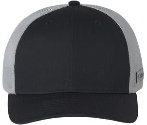 Columbia 216513 Spring Grove III Snapback Cap in Black/Cool Grey size Adjustable   Polyester Blend