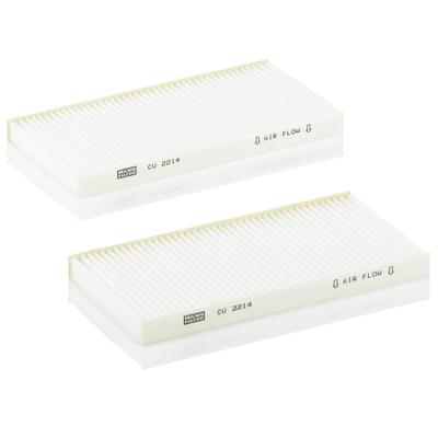 MANN-FILTER Filter, Innenraumluft CU 2214-2 hinter dem Handschuhfach für HYUNDAI