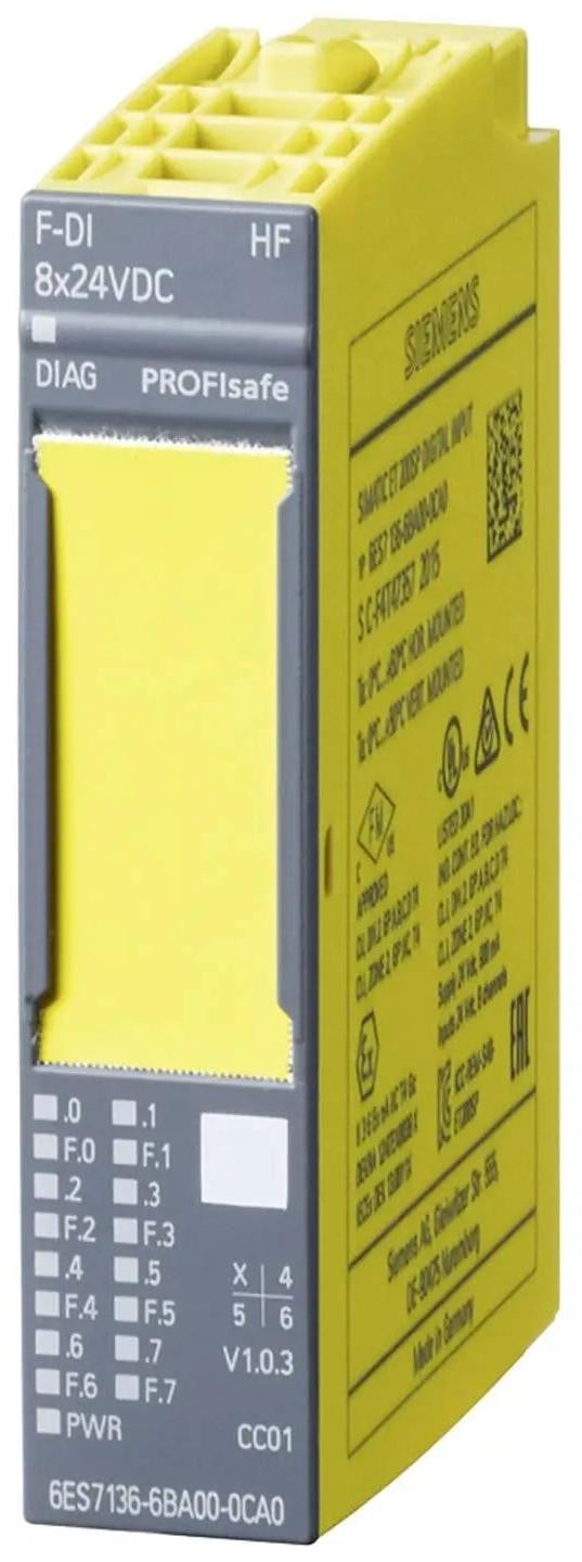 Siemens 6ES7136-6BA01-0CA0 SIMATIC DP-elektronikmodule voor ET 200SP