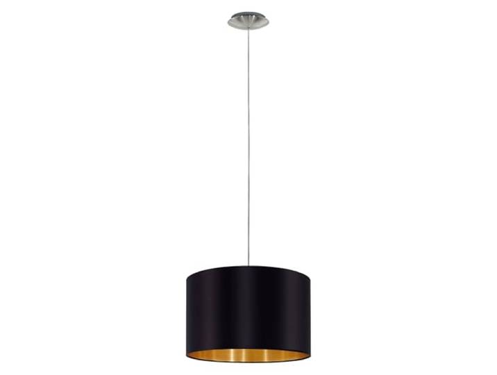 EGLO Hanglamp Maserlo, 1-pits textiel hanglamp van staal en stof