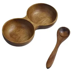 Servier-Set Tapas 2tlg. Holz Beige Natur