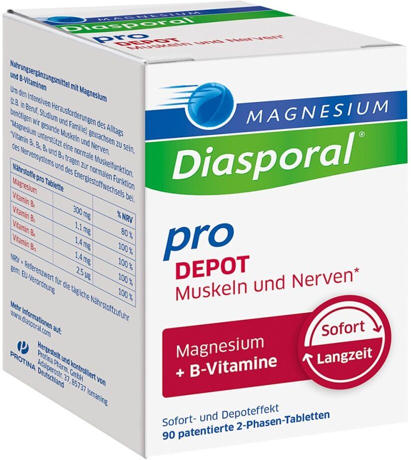 Magnesium Diasporal Magnesium-Diasporal® Pro DEPOT Patentierte 2-Phasen-Tabletten
