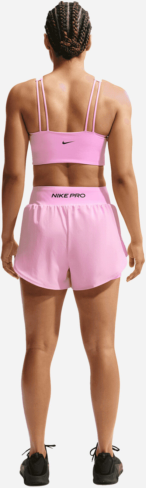Nike Pro Sculpt 2in1 3in W - Short Training - Donna - Fucsia L