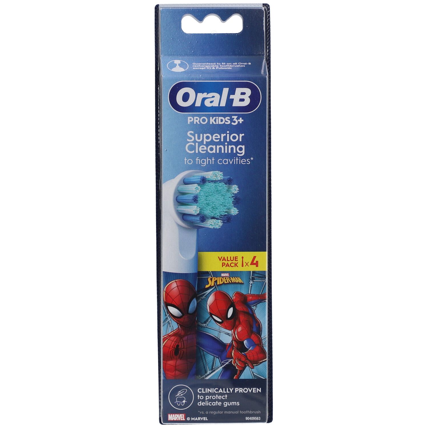 Oral-B Refill Kids Spiderman 4st 4 St Zahnbürste