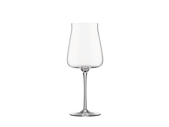 Alessi Eugenia NF09/1 wijnglas, wit, esthetisch, minimaal, van kristalglas, 45 cl