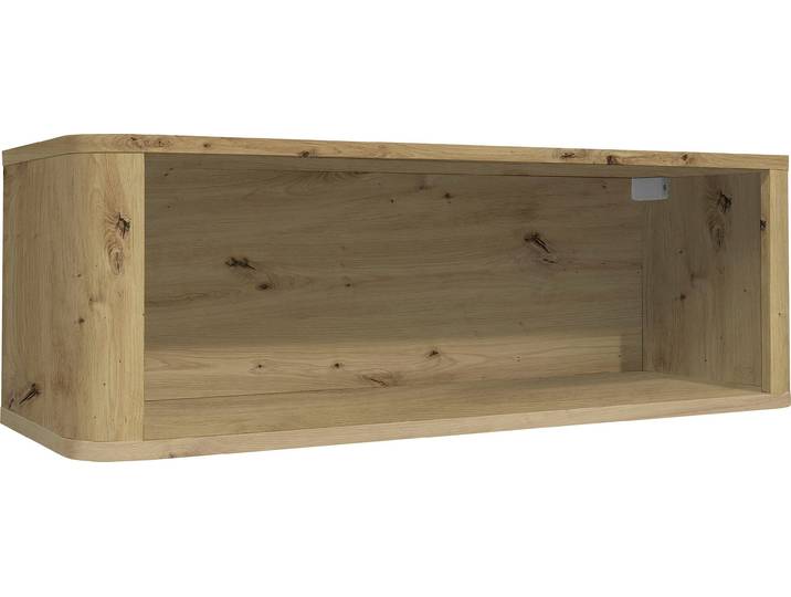 Hängeregal MÄUSBACHER, braun (asteiche), B:90cm H:31cm T:32cm, Regale, Hängeregal