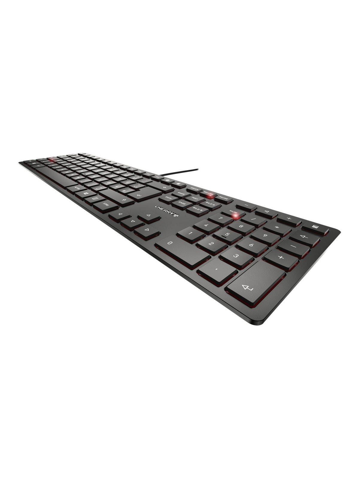 Cherry KC 6000 slim - Tastatur - Schwarz