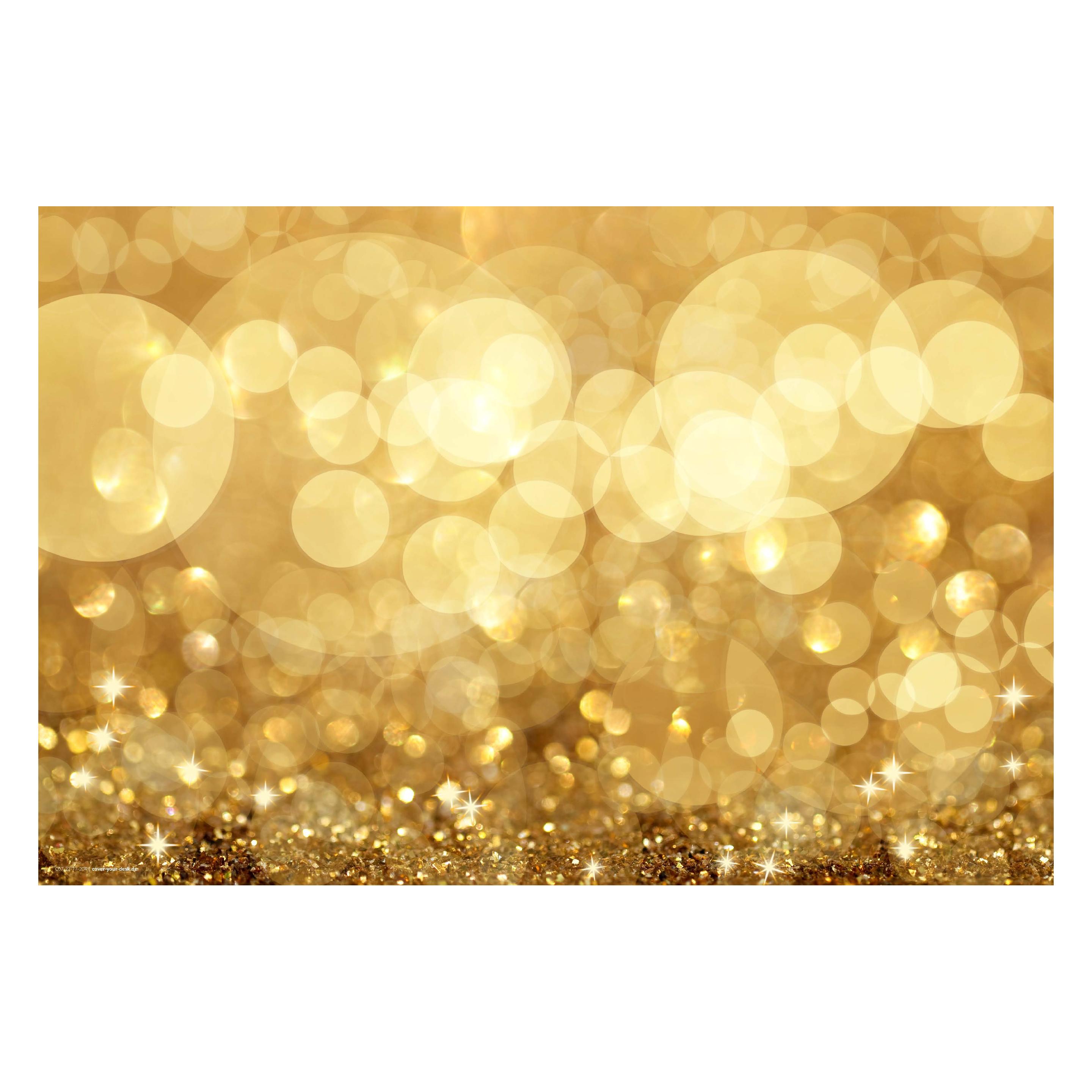 CoverYourDesk Schreibtischunterlage Funkelndes Gold (21557518)