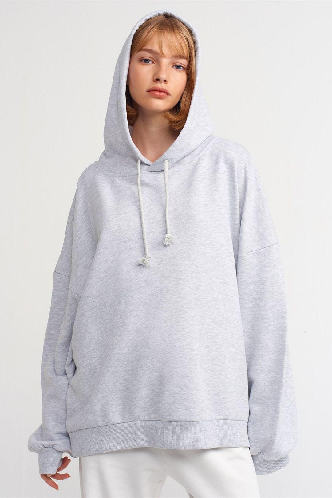 Oversized Katoenen Hoody Sweatshirt