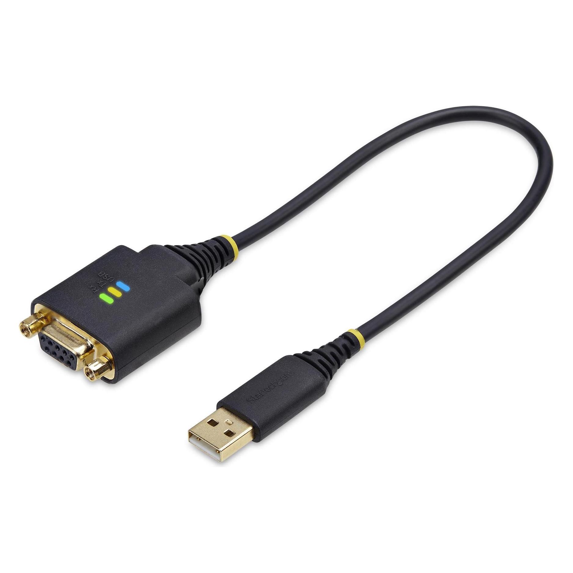 StarTech Adap USB to Null Modem Serial Cable 30cm (0.30 m) (1P1FFCN-USB-SERIAL)