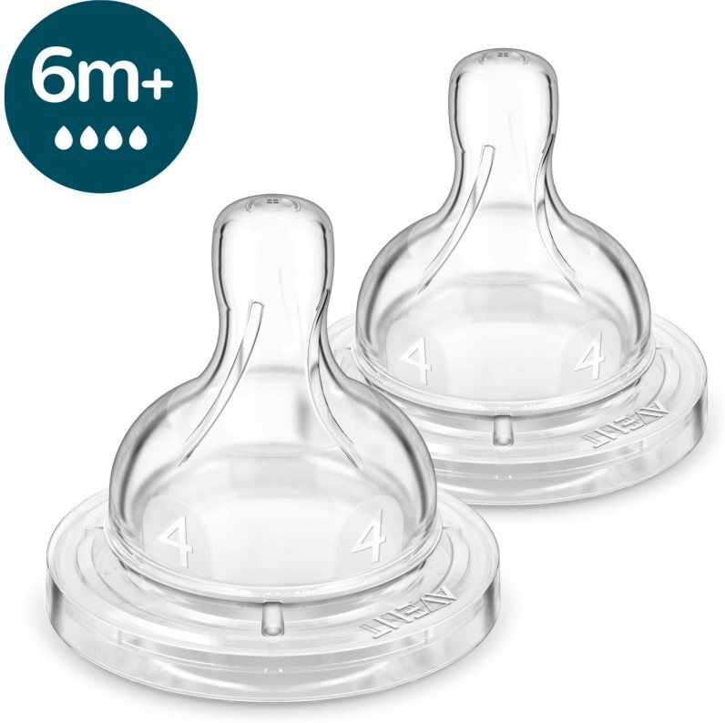 Philips Avent Anti-colic SCY764/02 Trinksauger Anti-Colic 6 m+ Fast Flow 2 St.