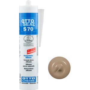 Otto-Chemie Silikon OTTOSEAL S70, bahamabeige, Natursteinsilikon, Innen- und Außenbereich, 310ml