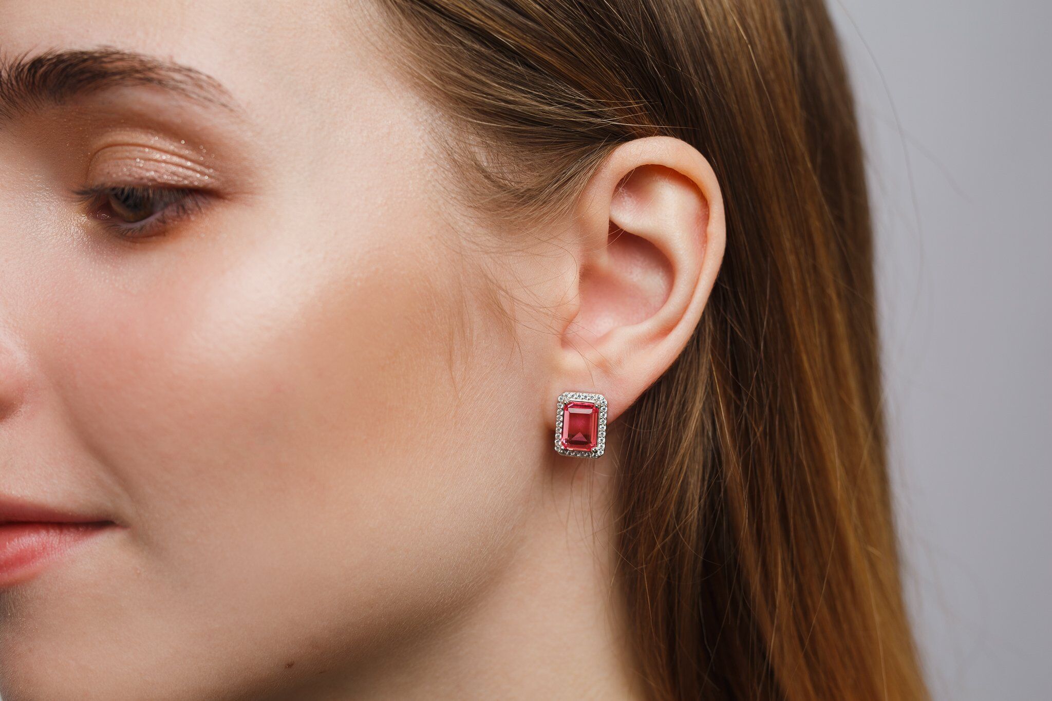 NEORE Celia Cerise Earrings