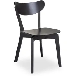 Stuhl ROSLYN (BHT 45x80x55 cm) - braun - BHT 45x80x55 cm