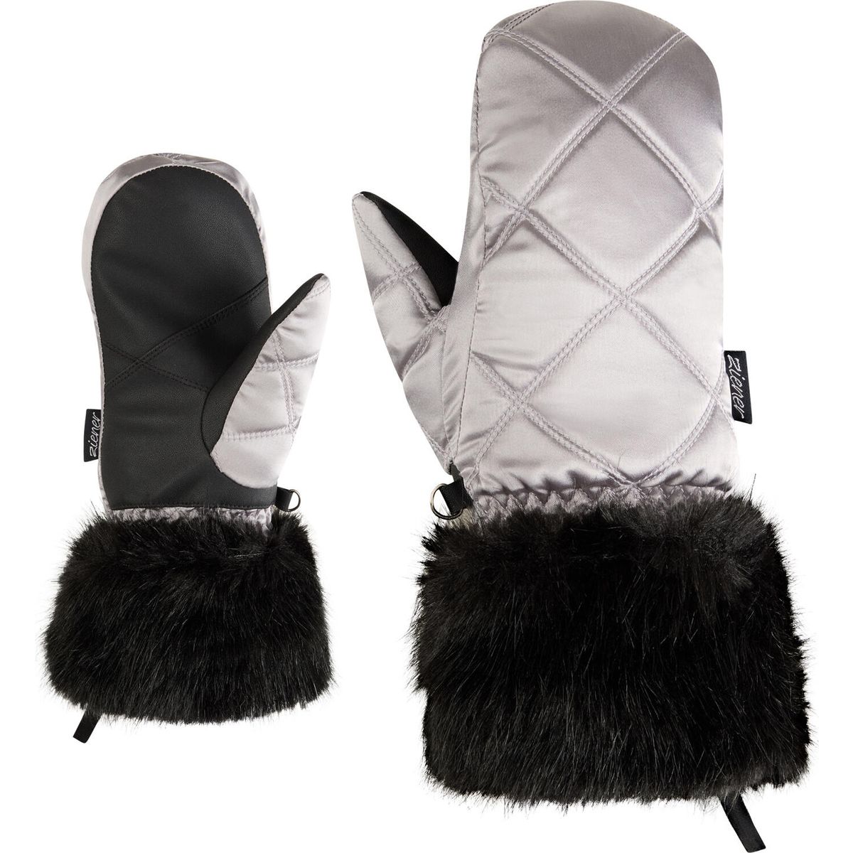 Ziener Lilione-z Mitten Glove Junior Girls metallic silver (166) 4 115042-166-4