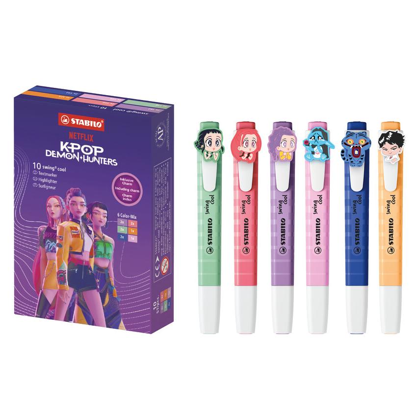 Stabilo Nachfüllbox swing cool K-pop Demon Hunters Limited Edition (10x) (102751010)