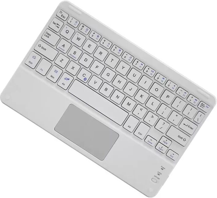 INF Kabellose Touchpad-Tastatur für Tablets M Weiß