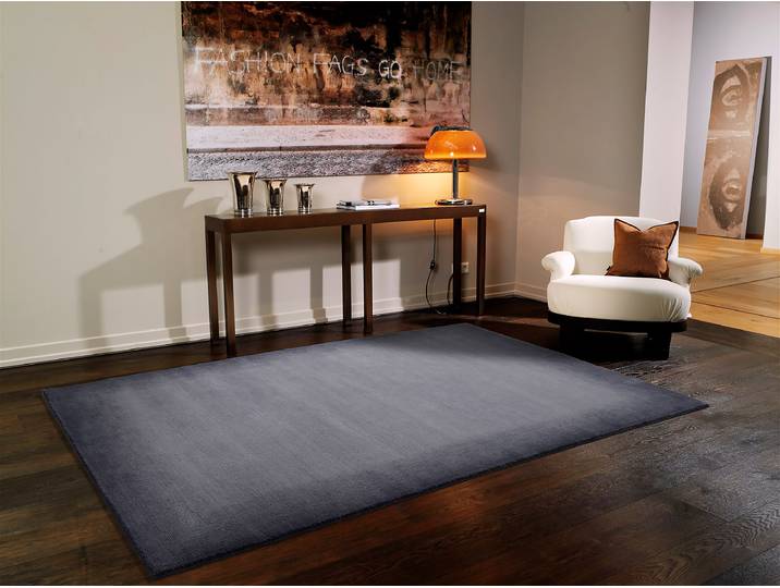 Tapis en laine Gradienta Gris/Gris 90 x 160cm Laine