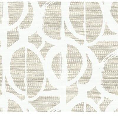 Seabrook Designs Pendelton Abstract Non-Woven Unpasted Wallpaper