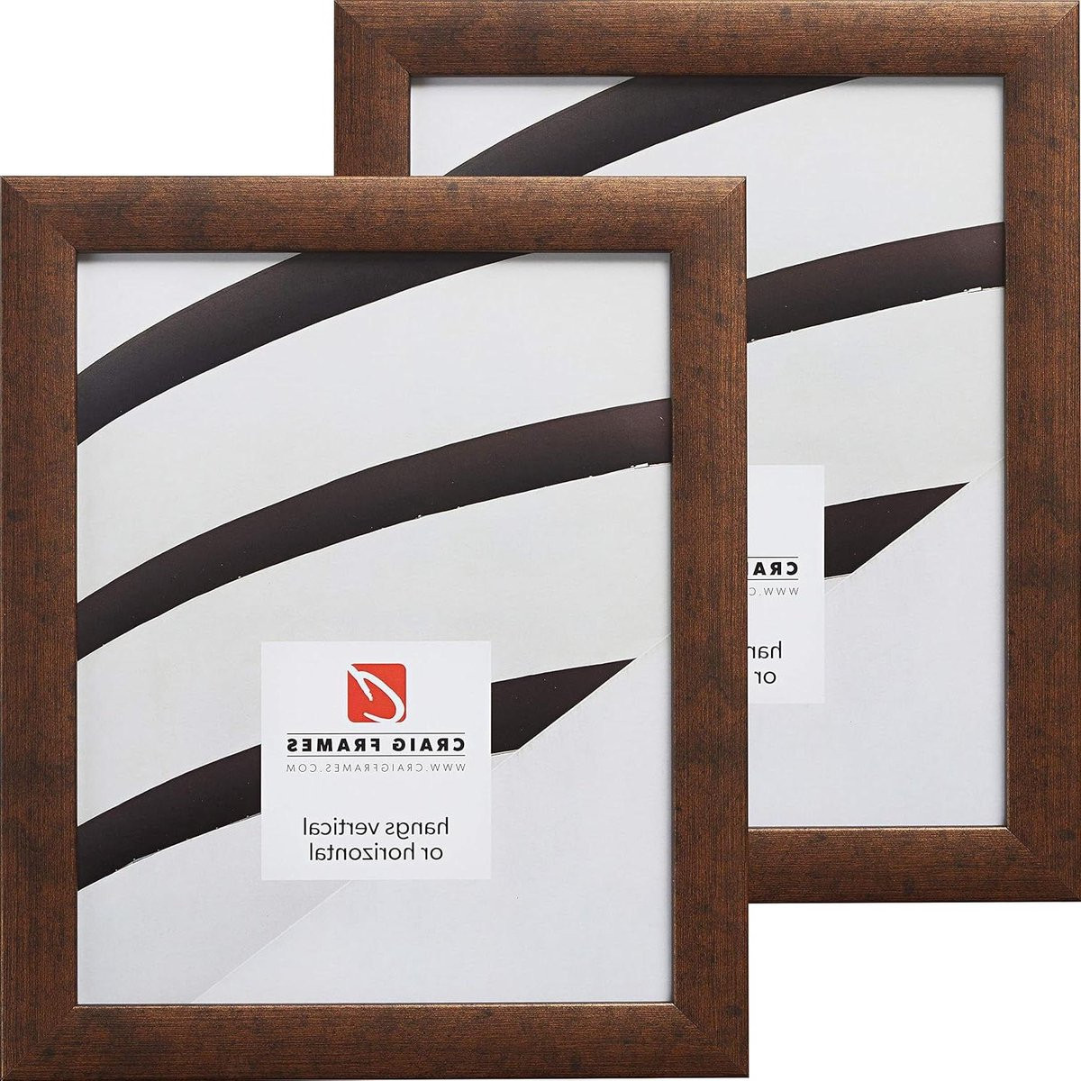 Fotolijst Set met Rustieke Koperlook voor Muurdecoratie, 20x27 Inch, Koper