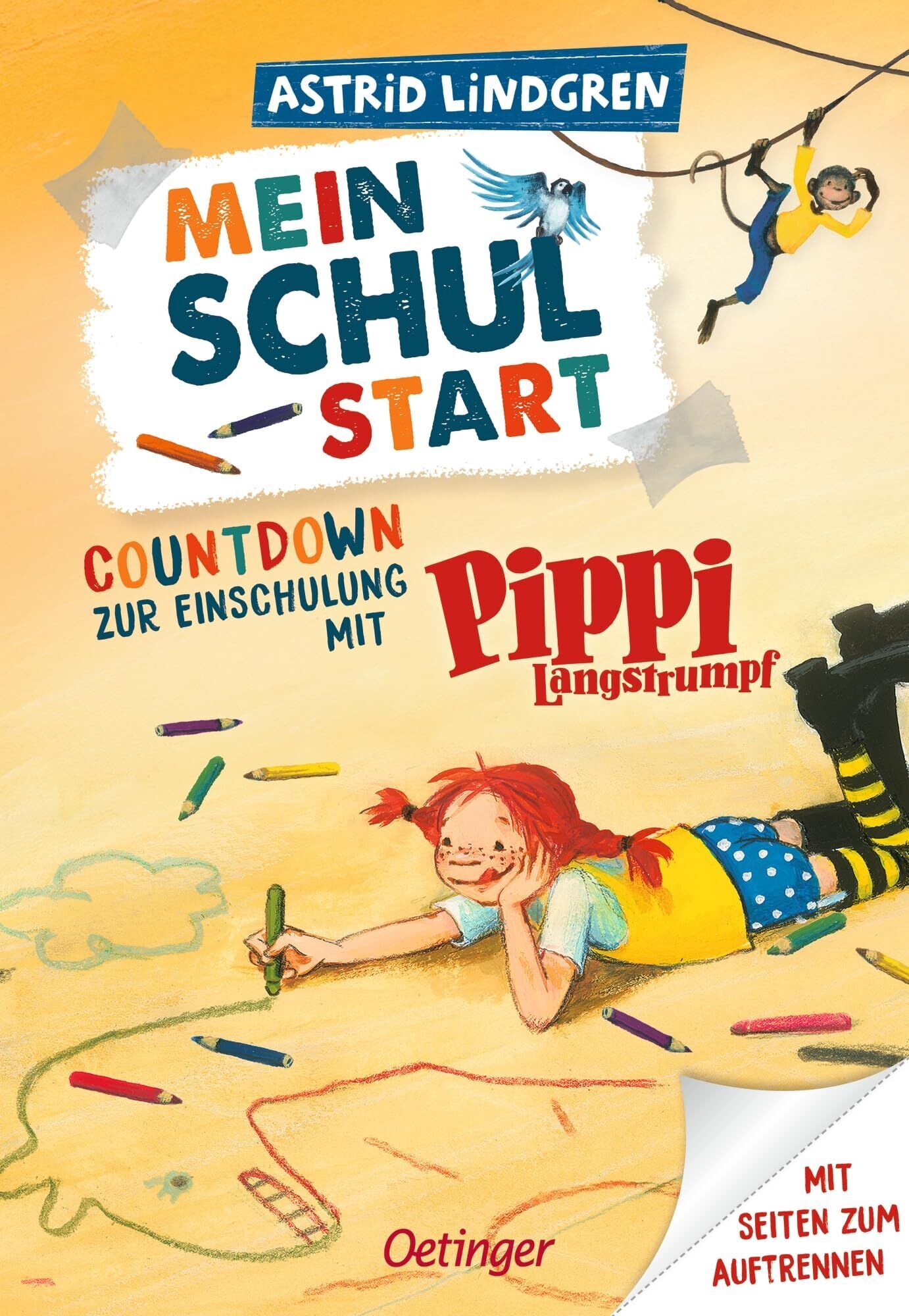 Astrid Lindgren - Mein Schulstart. Countdown zur Einschulung mit Pippi Langstrumpf - Preis vom 11.10.2026 15:43:13 h