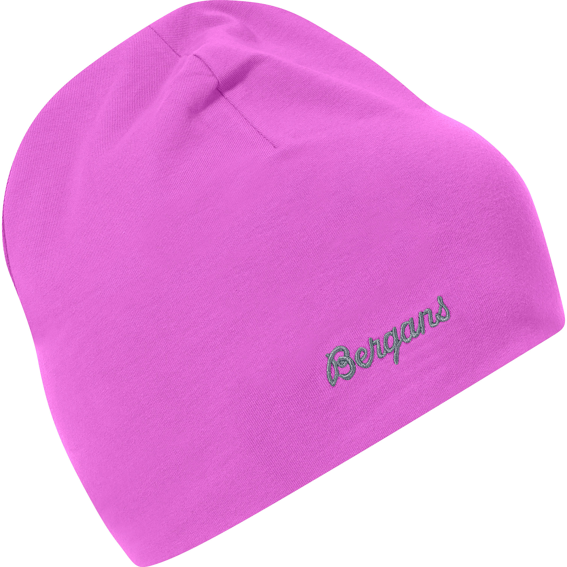 Bergans Youth Cotton Kinder Mützen & Beanies lila Lifestyle Elastisch