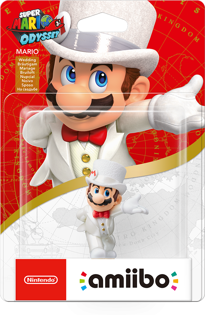 Amiibo Super Mario Odyssey Wedding Mario