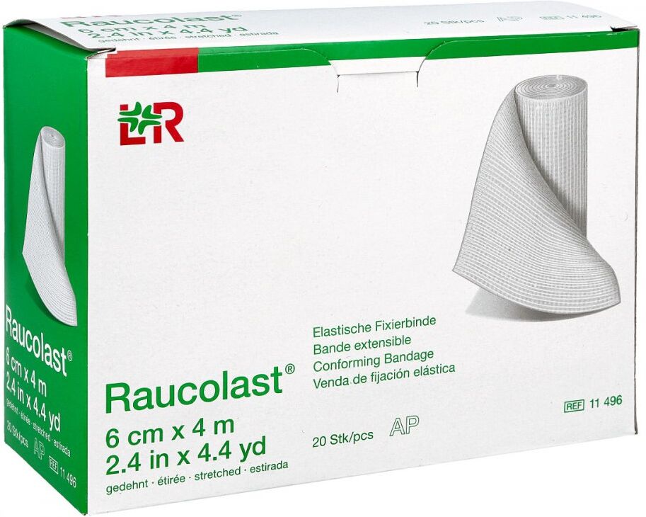 Elafix Binden Raucolast 6cm ohne Zellglas 20stk