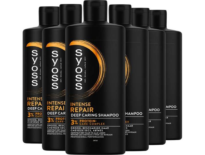 Syoss herstellende shampoo, 440 ml x 6