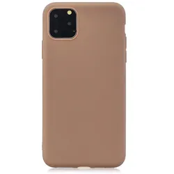 Hülle Handy Schutz für Apple iPhone 13 Pro Case Cover Tasche Etuis Bumper Braun