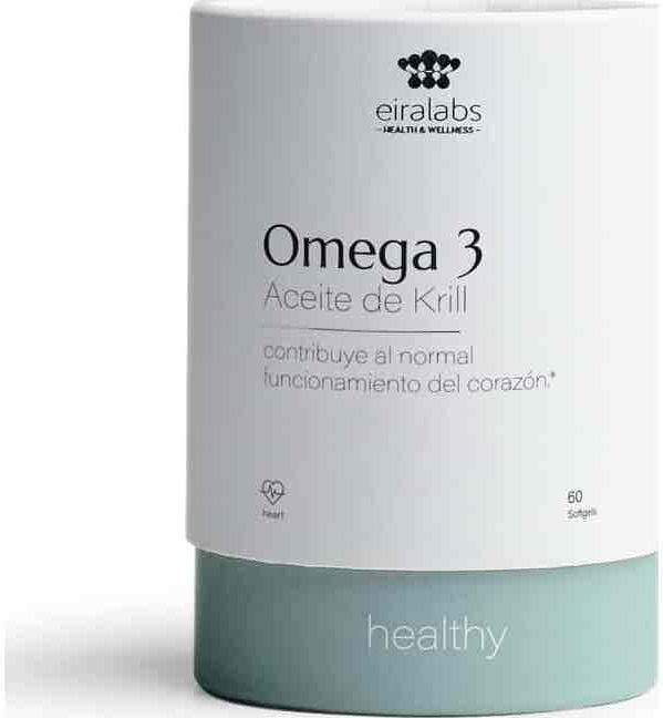 EIRALABS Omega 3 Aceite de Krill 500 mg 60 caps