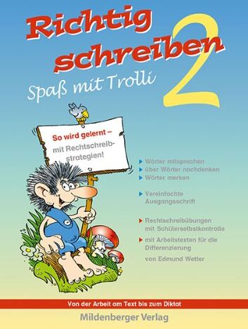 Edmund Wetter - Richtig schreiben - Spaß mit Trolli, 2. Schuljahr: Vereinfachte Ausgangsschrift - Preis vom 09.10.2026 07:28:09 h