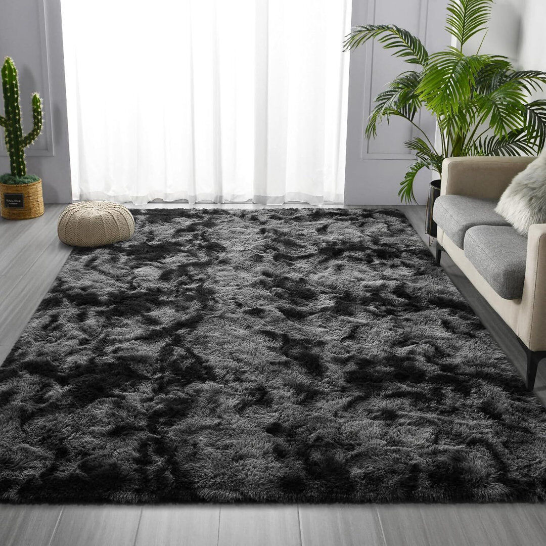 Fairmont Park Caleta Machine Tufted Polyester Rug Dark Grey Rectangle 183 x 275 cm