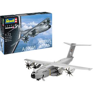 Revell Modellbausatz 03929 Airbus A400M ATLAS, 212 Teile, Level 5, ab 13 Jahre, Maßstab 1:72