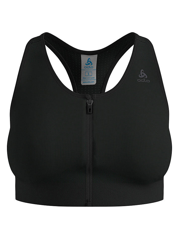 Odlo Sport-BH "Seamless" in Schwarz - High - XL