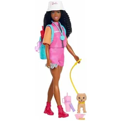 Barbie Outdoor-Abenteuer Modepuppe Brooklyn im Abenteueroutfit